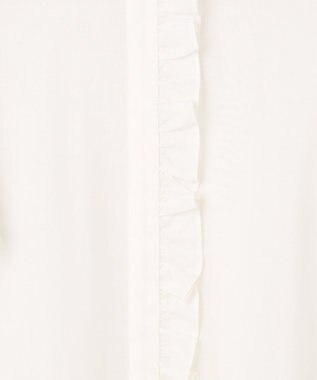 組曲 L 【先行予約】ニューリヨセルシャーティング フロントフリルブラウス オフ系