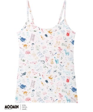 une nana cool 【ムーミン】 MOOMIN * une nana cool  カップ付きキャミソール GY