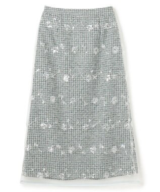 TOCCA SPANGLE OF FLOWER スカート グリーン系5