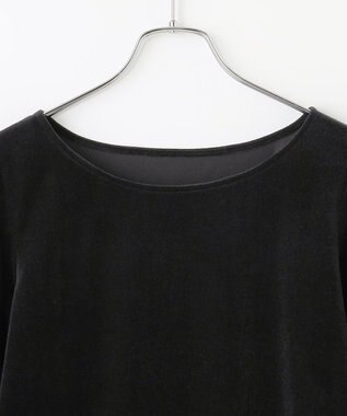 #Newans 【洗濯機可／ 前後着用可】 シアーベロアプルオーバー ブラック