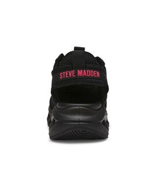 STEVE MADDEN SURGE 7 厚底クッションソールスポーツサンダル ブラック