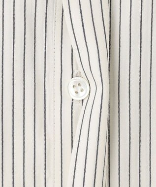 ICB 【洗える】CRySiタイプライター ロングシャツ オフホワイト系柄