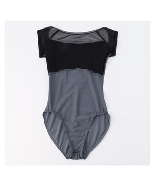 Chacott フレンチスリーブレオタード アイアンブルー