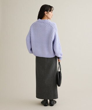 CRAFT STANDARD BOUTIQUE ローゲージカノコニットプルオーバー Light Purple