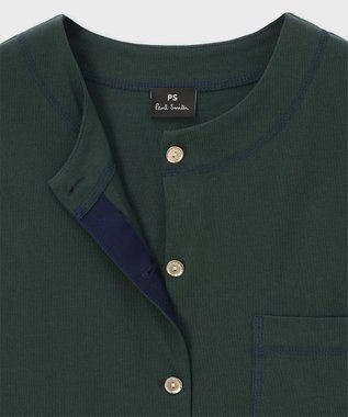 Paul Smith コットン ジャージー カーディガン オリーブ