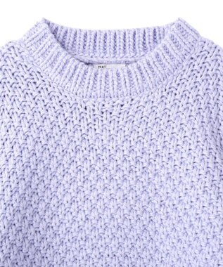 CRAFT STANDARD BOUTIQUE ローゲージカノコニットプルオーバー Light Purple