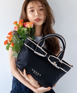 BICOLOR RIBBON TOTE トートバッグ / TOCCA | ファッション通販 【公式