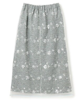 TOCCA SPANGLE OF FLOWER スカート グリーン系5