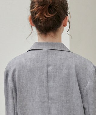 WEGO 【ANGIE VINTAGE】リネンライクジャケット グレー