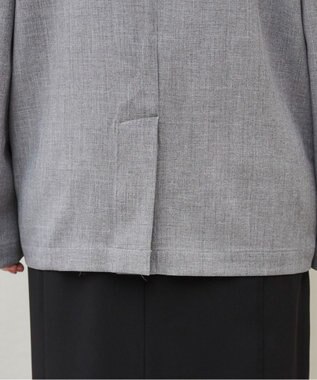 WEGO 【ANGIE VINTAGE】リネンライクジャケット グレー