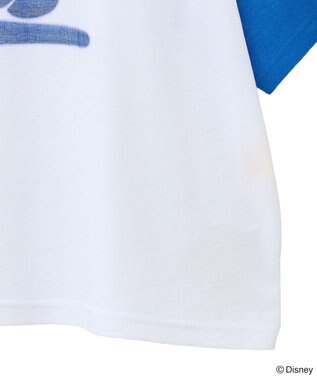 Green Parks スティッチ／シアー半袖ラグランＴシャツ Blue