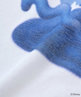 Green Parks スティッチ／シアー半袖ラグランＴシャツ Blue