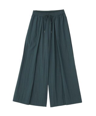 YECCA VECCA 【UVカット/遮熱/接触冷感】COOLタックワイドパンツ Blue Green