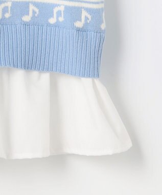 組曲 KIDS 【110-140㎝】ハーモニー ボーダートップス サックスブルー