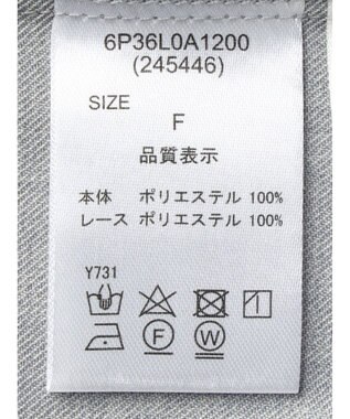 Green Parks ・ＥＬＥＮＣＡＲＥ　ＤＵＥ　リネンライクレースブラウス Gray