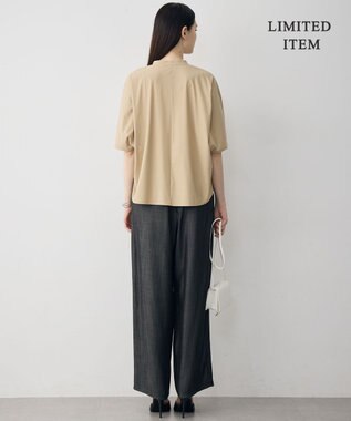 ICB L 【WEB限定】マットスキューバ ドルマンスリーブプルオーバー ベージュ