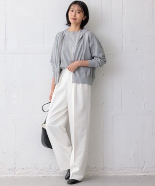 23区 S 【洗える】オータムシャイニー  ニット ライトグレー系