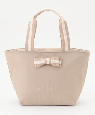 TOCCA 【WEB限定】BICOLOR RIBBON COOLERBAG クーラーバッグ ベージュ系