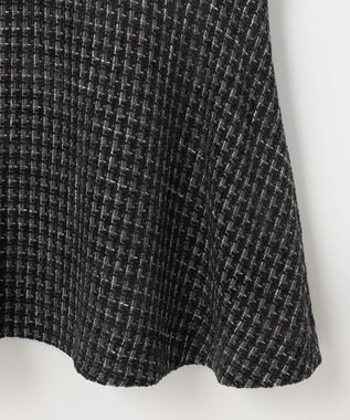 Feroux ツイードジャンパースカート ブラック系