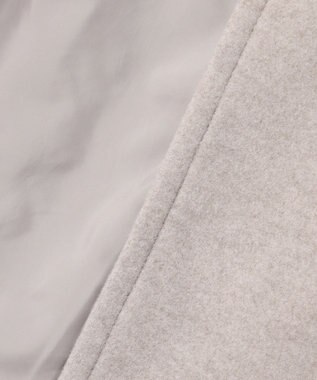 ANY L スタンドコクーンコート グレージュ