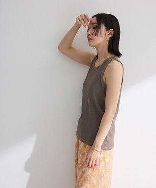 Green Parks ピグメントアメスリタンク Brown