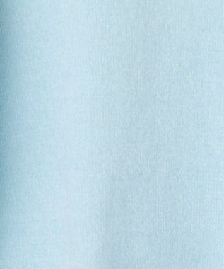 UNFILO L ベロアモール ハーフスリーブニット サックス