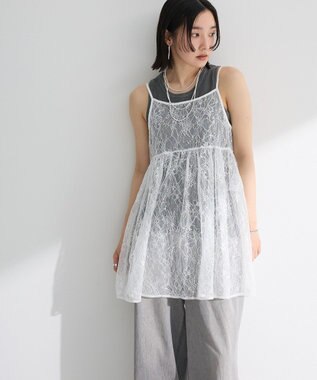 Green Parks ピグメントアメスリタンク Charcoal Gray