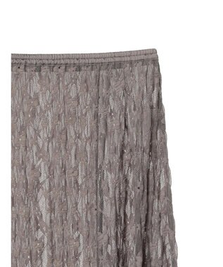 Green Parks ・ＥＬＥＮＣＡＲＥ　ＤＵＥ　レースアシンメトリースカート Charcoal Gray