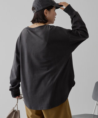 AMERICAN HOLIC ソフトタッチヘンリーネックプルオーバー