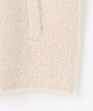 ANY L 【手洗い可】キルトコンビベスト ライトベージュ