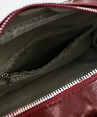 WEGO ベルト2ポケットデザインボストンバッグ レッド