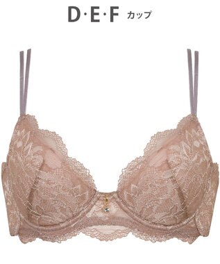 Wing Wing Lesiage 【1000シリーズ】 3/4カップブラ PB1000 ウイング／ワコール ブラウン