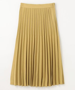 ANY 【ウエストゴム】プリーツスカート マスタード