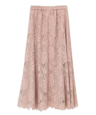 YECCA VECCA スカラップレースマーメイドスカート Black