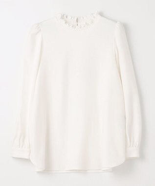 ANY SIS フリルスタンド ブラウス オフホワイト