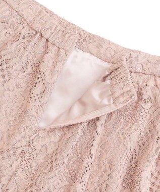 YECCA VECCA スカラップレースマーメイドスカート Black