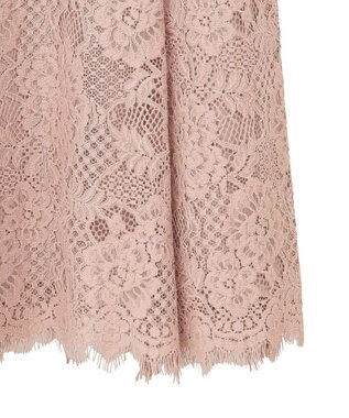 YECCA VECCA スカラップレースマーメイドスカート Black