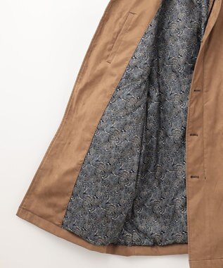 JOSEPH ABBOUD 【キルトレスダウン】ナチュラルダイスウェード ダウンコート キャメル系