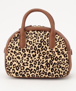 UNBILLION perche 牛革ハラコタイプ×ゴートハーフムーン2wayボストン