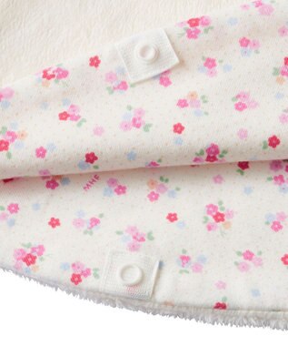 MIKI HOUSE HOT BISCUITS 【ミキハウス】【70-90cm】 マイクロファー マント 白