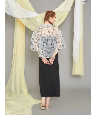 AMERICAN HOLIC 総柄シアーショート丈シャツ／Ｄｉｓｎｅｙ Ivory