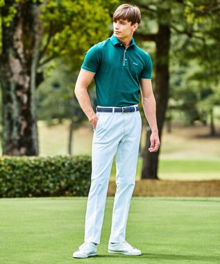 23区GOLF 新色追加！全色揃えたくなる逸品【MEN】【WEB限定/消臭/UV/吸汗速乾】カノコポロシャツ ダークグリーン系