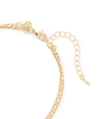 UNFILO マルチWAY 3連ネックレス ゴールド