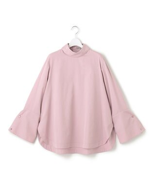 23区 【23区 lab.】ハイカウントコットン ロールアップカフス シャツ モーブピンク系