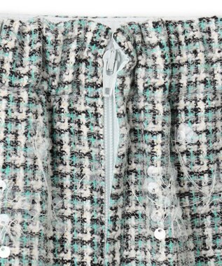 TOCCA SPANGLE OF FLOWER スカート グリーン系5