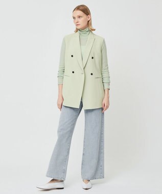 BEIGE， SORE / ハイネックカットソー Sage