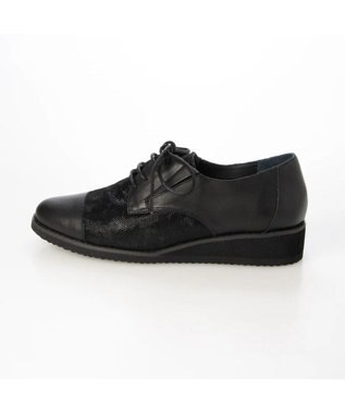 MODE ET JACOMO <D'ICI>ソフトレースアップシューズ ブラックコンビ