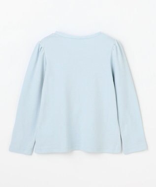 ANY KIDS ドットリボン 長袖Tシャツ サックスブルー