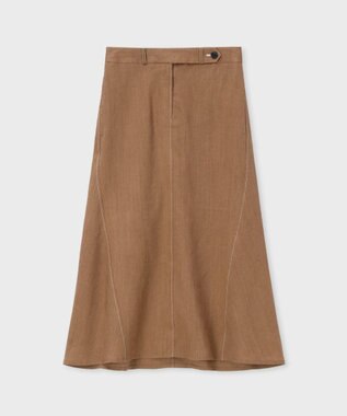 Paul Smith レーヨンリネン マーメイド スカート キャメル