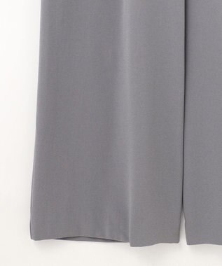 GRACE CONTINENTAL 刺繍ワイドサロペット グレー